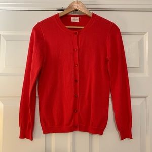 Crewcuts by J Crew - girl’s red cardigan size 14